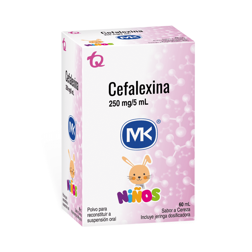 Cefalexina 250mg suspensión x 60 ml (MK)