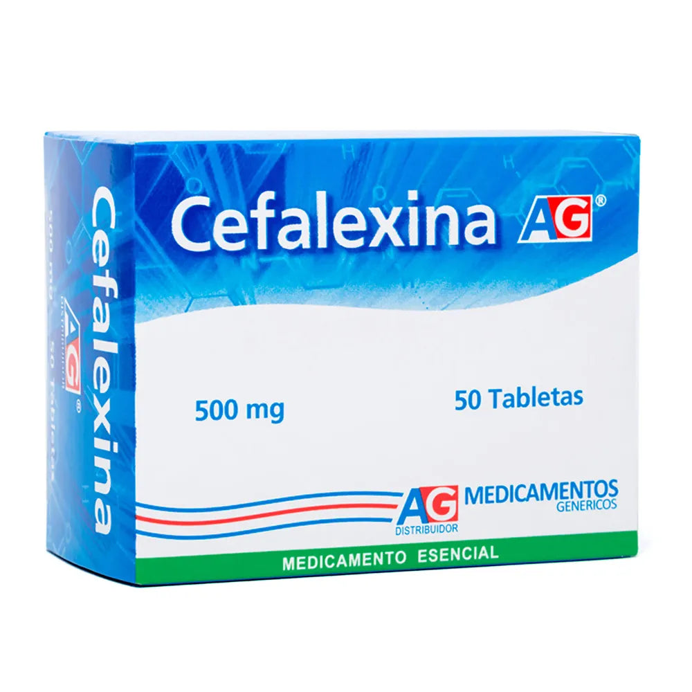 Cefalexina 500 mg x 50 tabletas (AG)