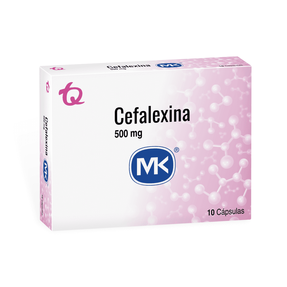 Cefalexina 500 mg x 10 cápsulas (MK)