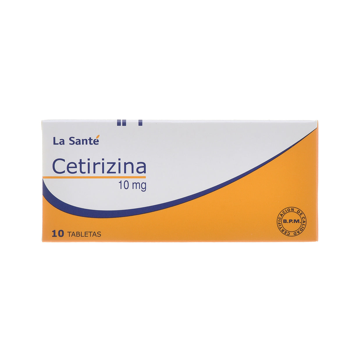 Cetirizina 10 mg x 10 tabletas (La Sante)