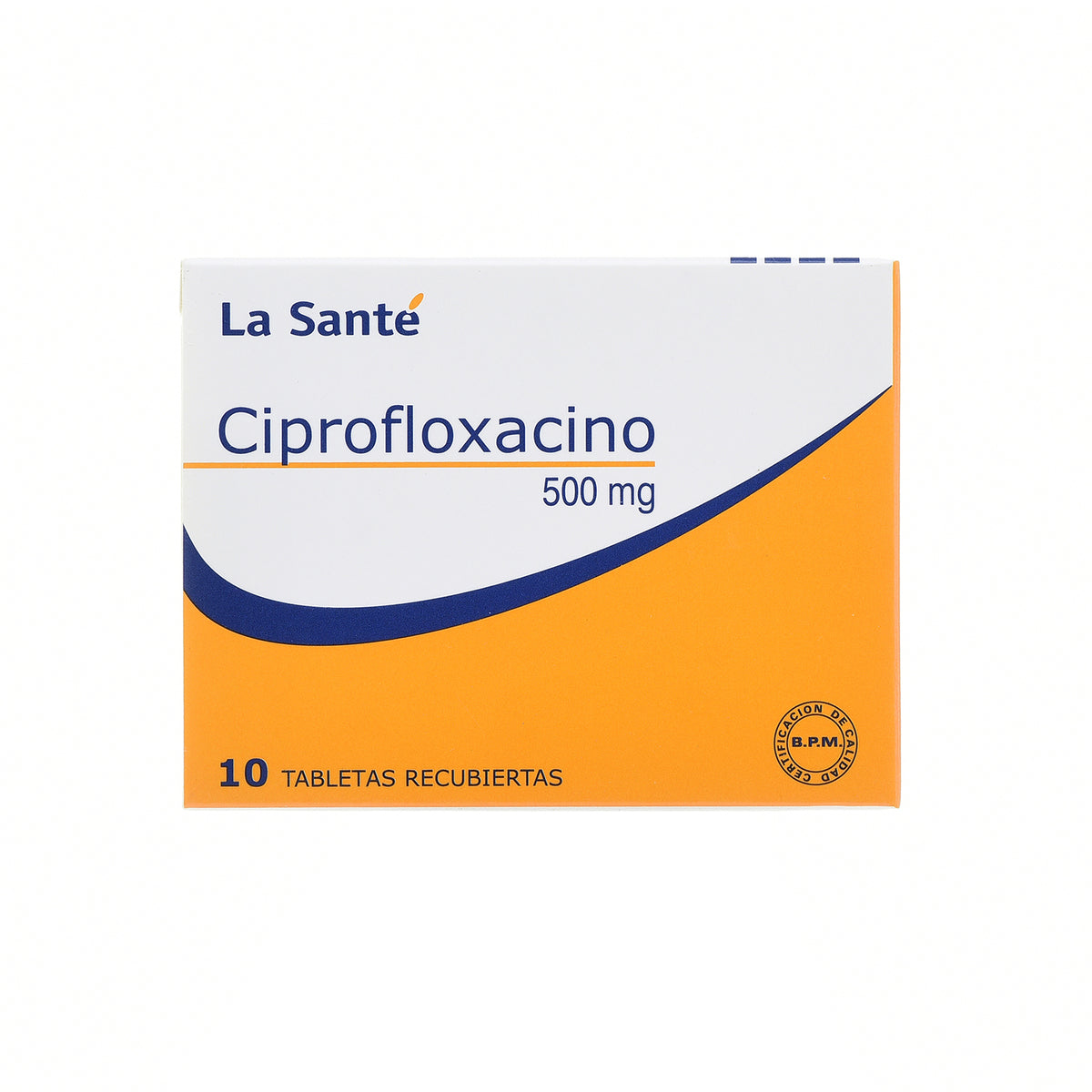 Ciprofloxacino 500 mg x 10 tabletas (La Sante)