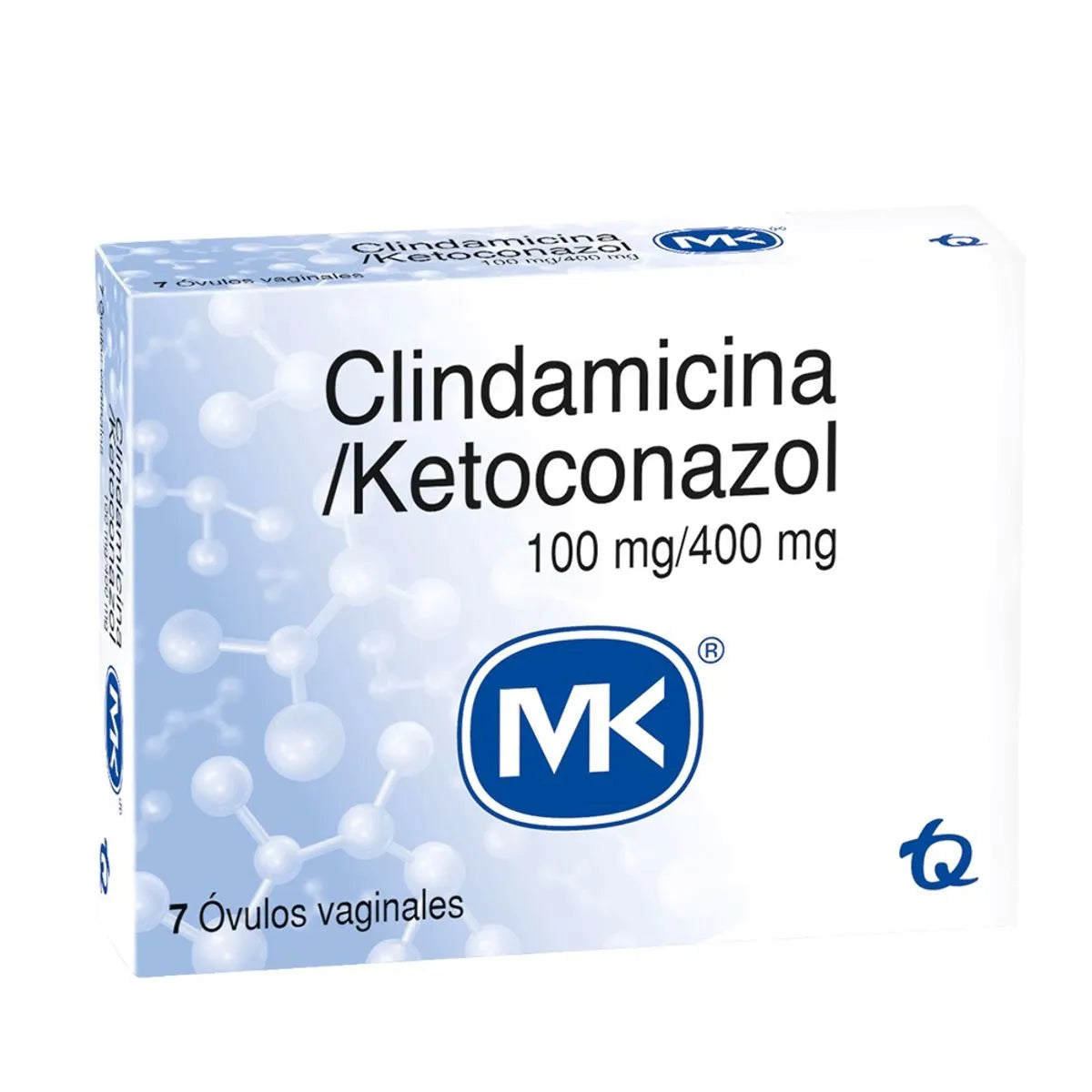 Clindamicina+Ketoconazol 100/400 mg x 7 óvulos (MK)