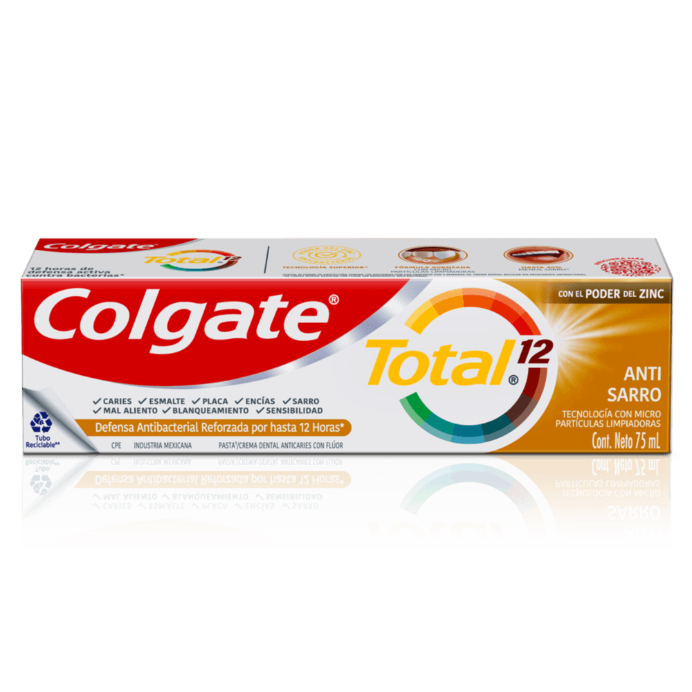 Crema Colgate Total 12 Anti Sarro x 75 ml