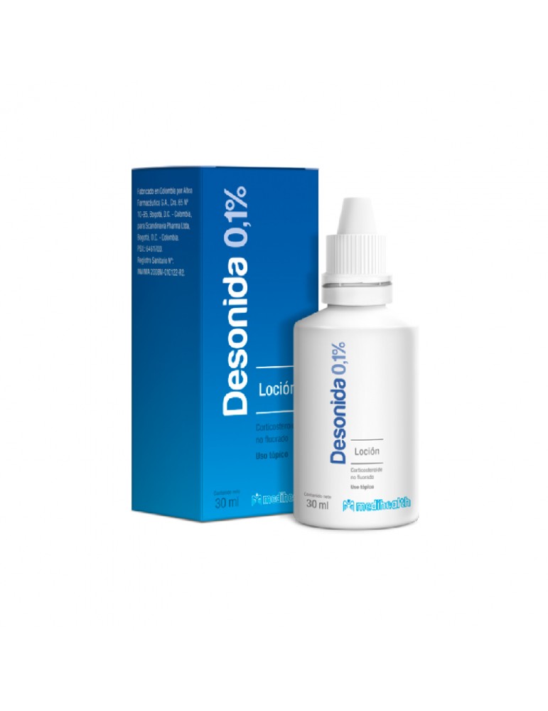 Desonida 0.1% locion capilar x 30 ml