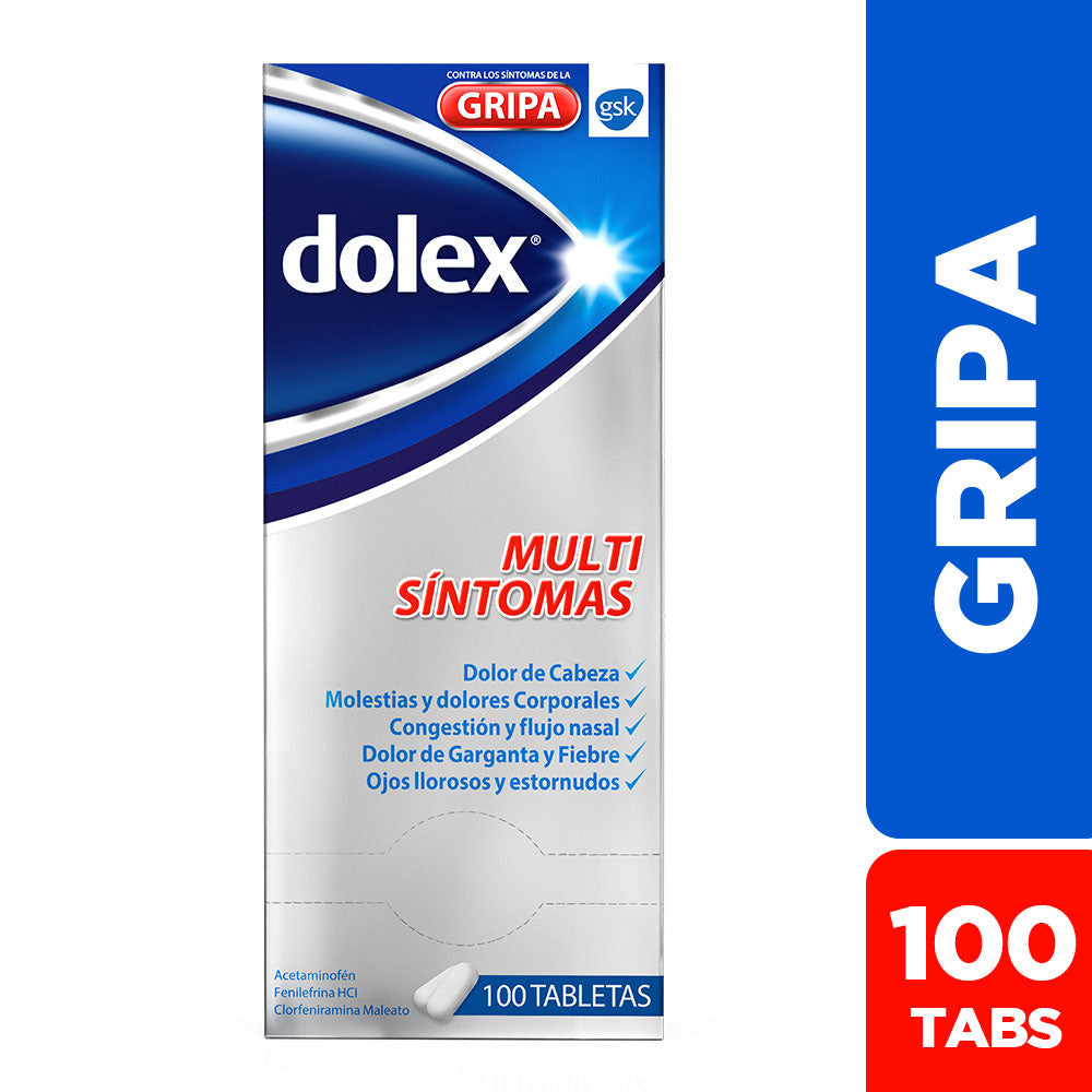 Dolex Gripa x 100 tabletas