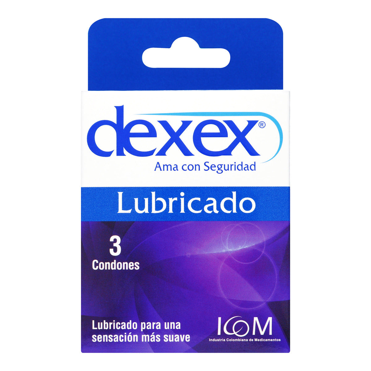 Preservativo Dexex Lubricado x 3 unidades