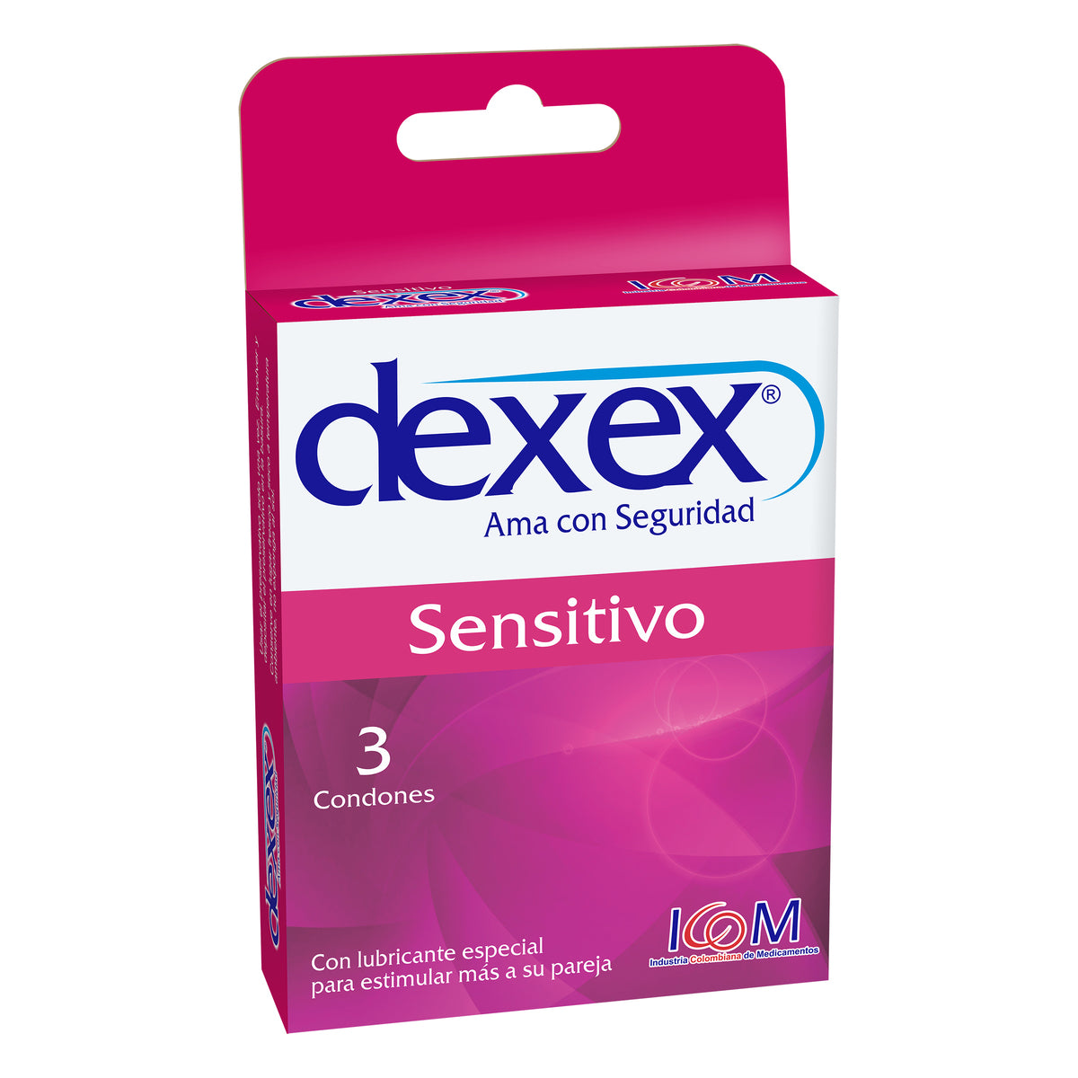 Preservativo Dexex Sensitivo x 3 unidades