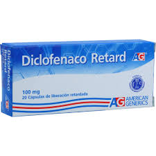 Diclofenaco 100 mg x 20 cápsulas (AG)