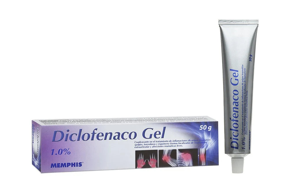 Diclofenaco 1% gel x 50 gramos (Memphis)