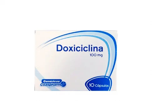 Doxiciclina 100 mg x 10 cápsulas (Coaspharma)