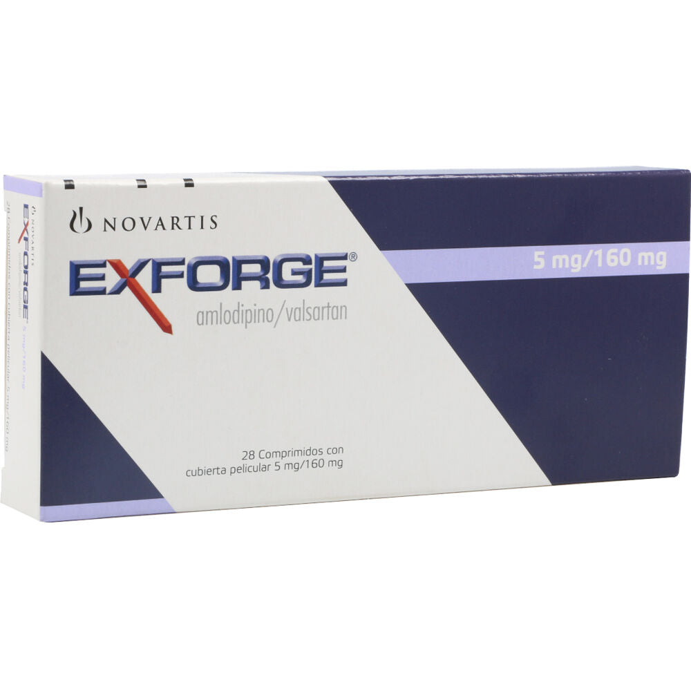 Exforge 5/160 mg x 28 tabletas