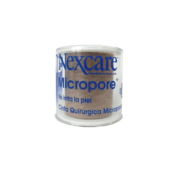 Esparadrapo Micropore Piel 1x3 Yardas (Nexcare)