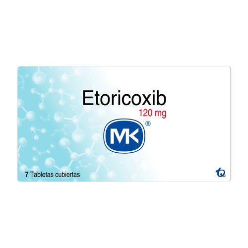 Etoricoxib 120 mg x 7 tabletas (MK)