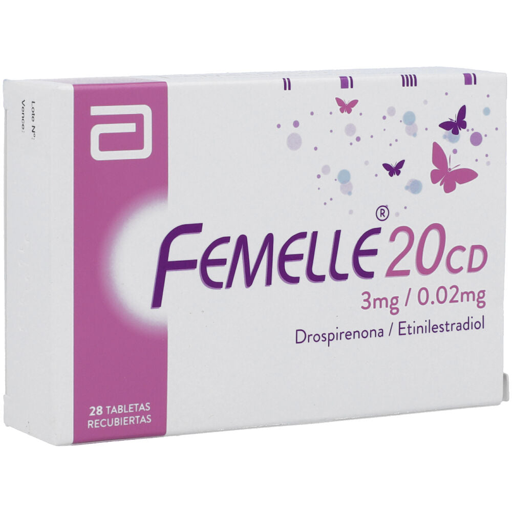 Femelle 20 CD x 28 tabletas