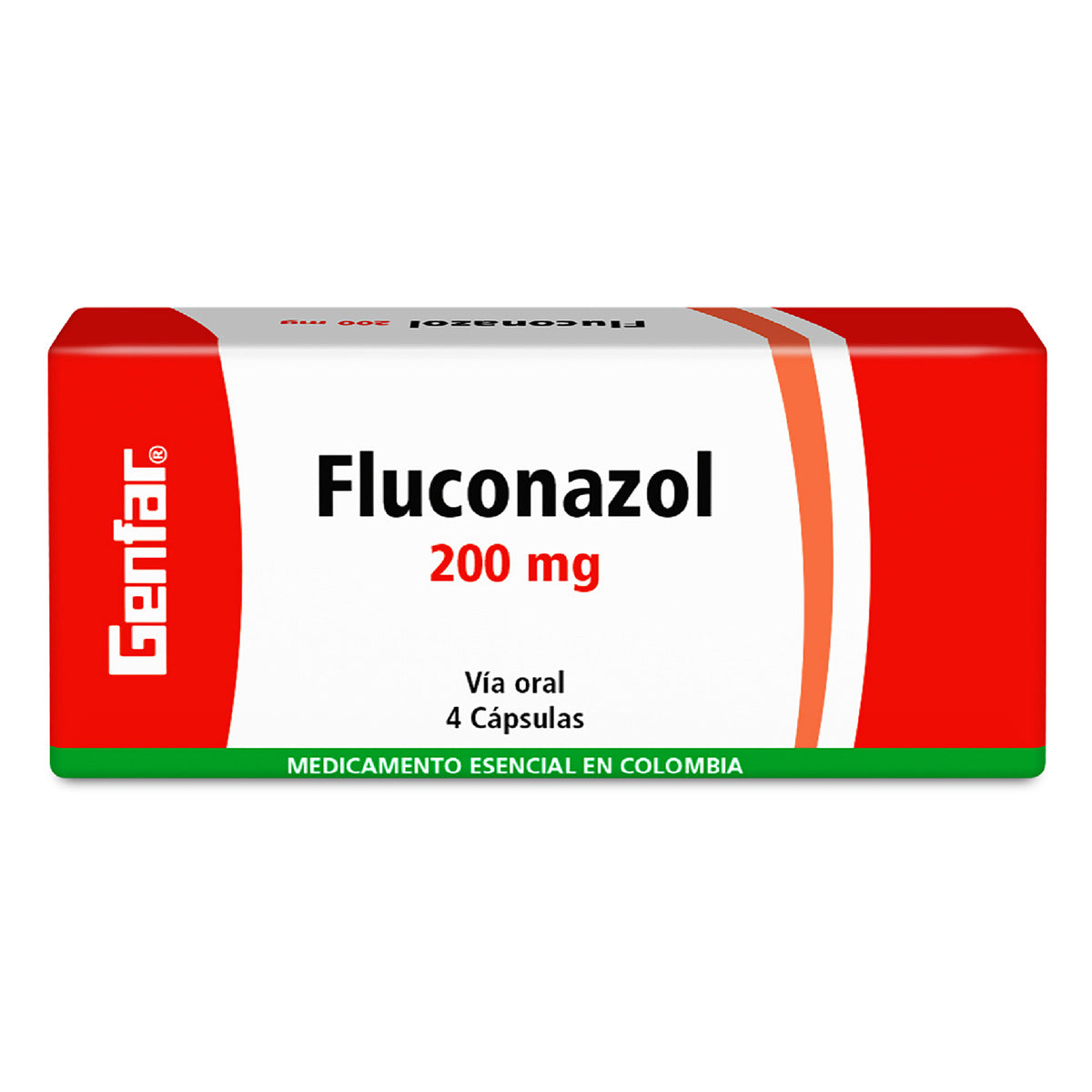 Fluconazol 200 mg x 4 cápsulas (Genfar)
