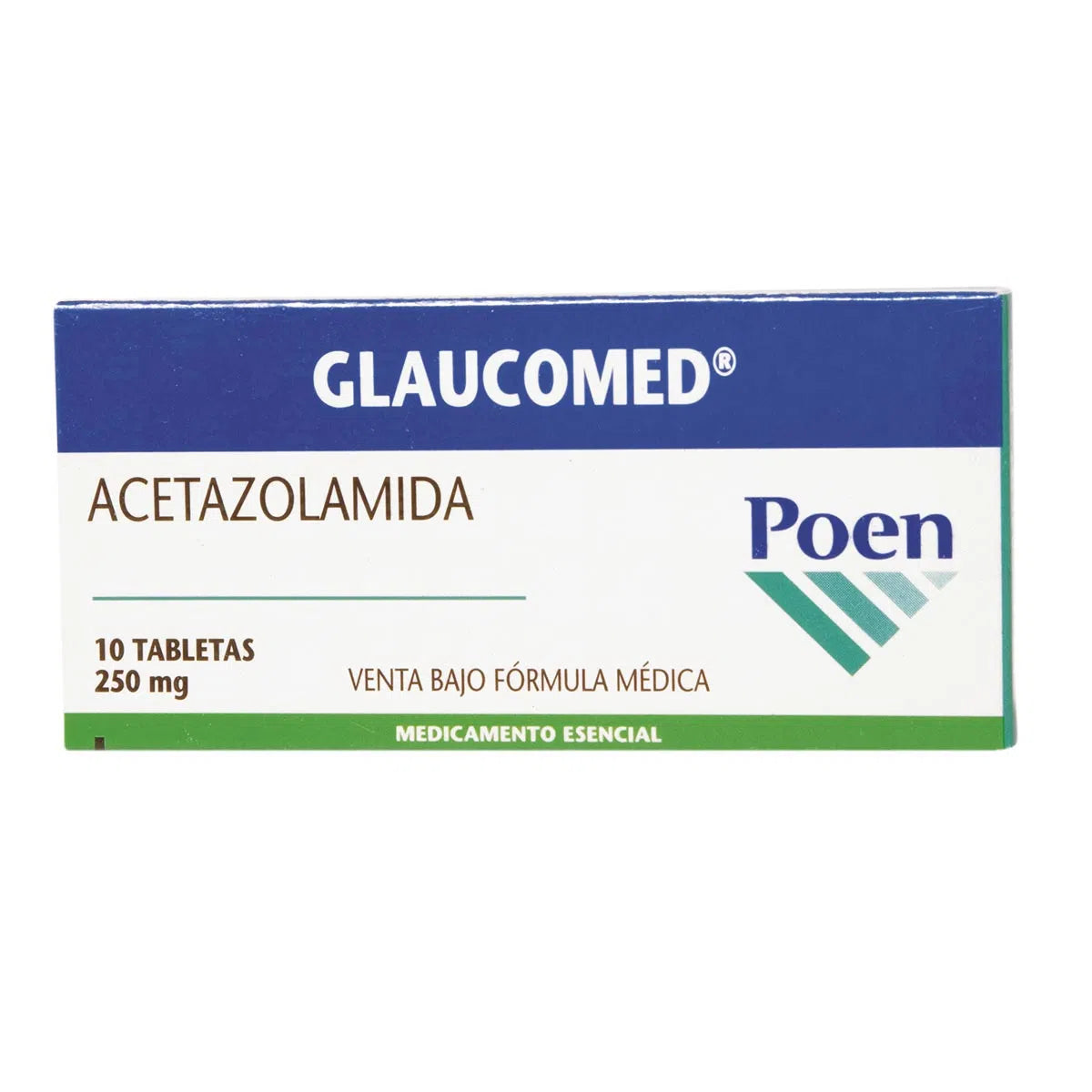 Glaucomed 250 mg x 10 tabletas