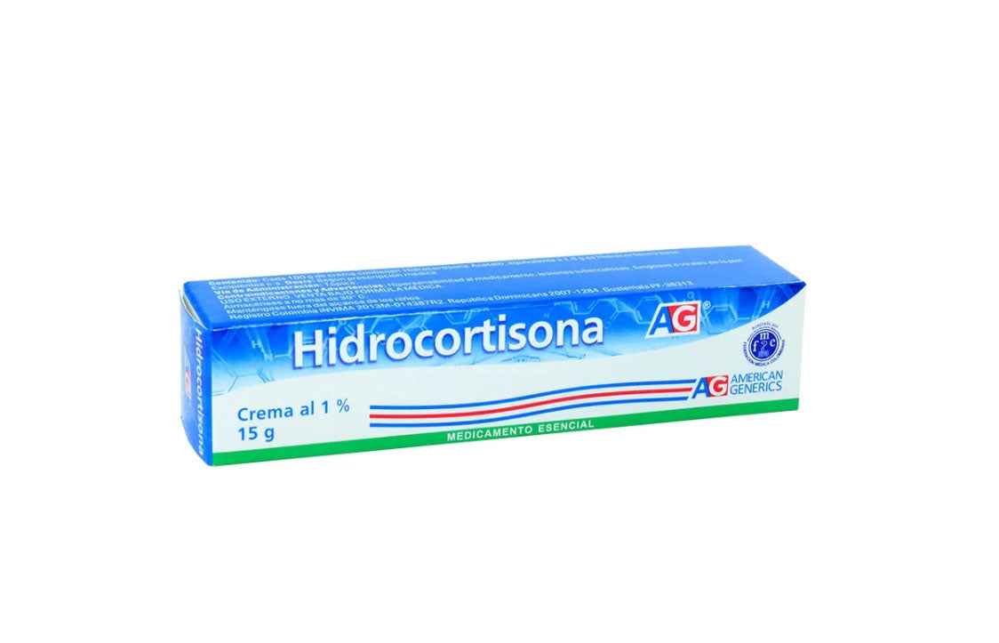 Hidrocortisona 1% crema x 15 gramos (AG)