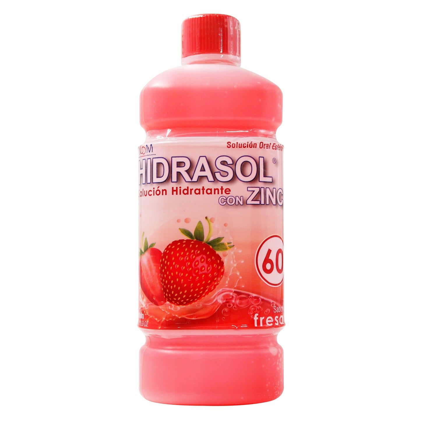 Hidrasol 60 Zinc Sabor a Fresa x 500ml
