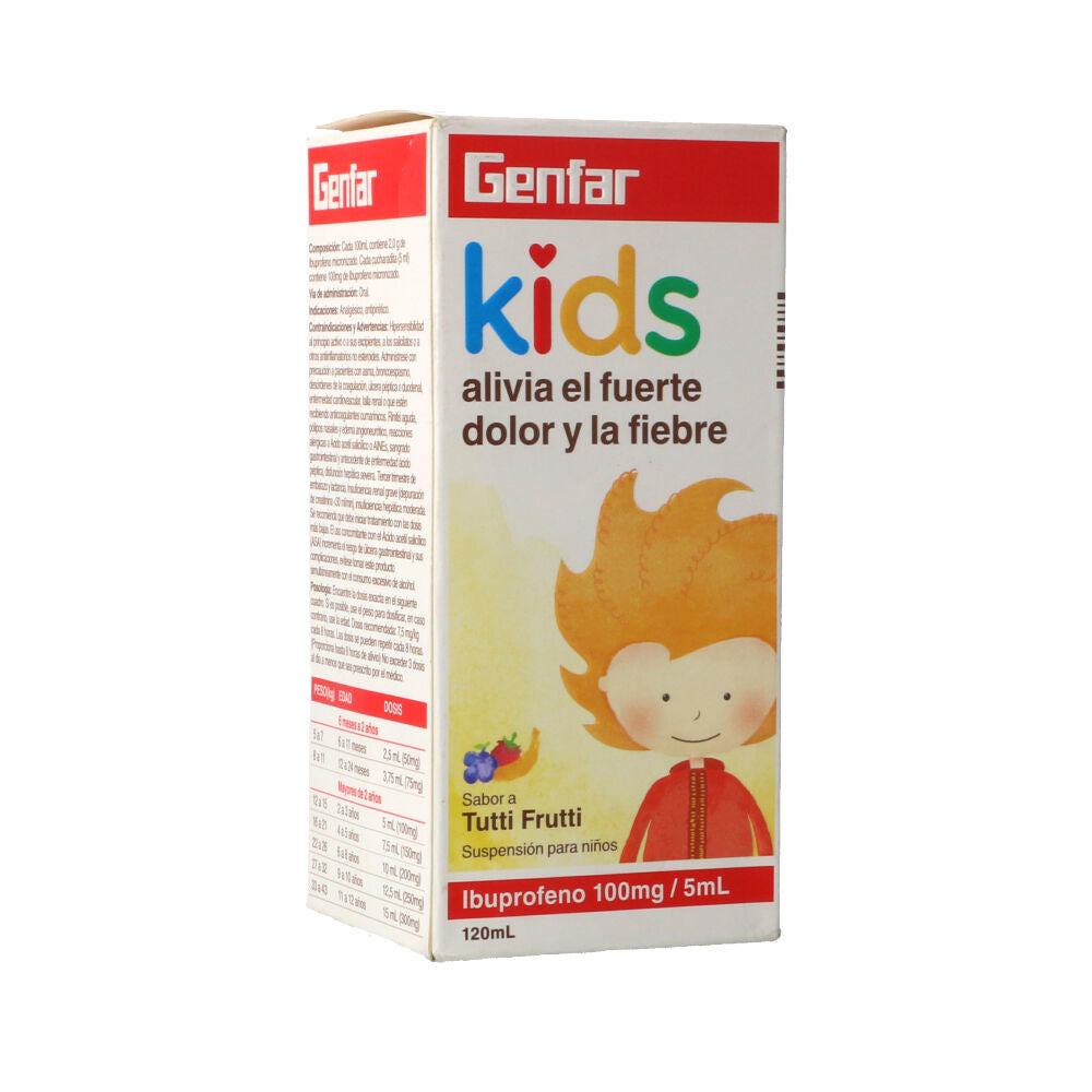 Ibuprofeno Kids suspensión x 120 ml (Genfar)