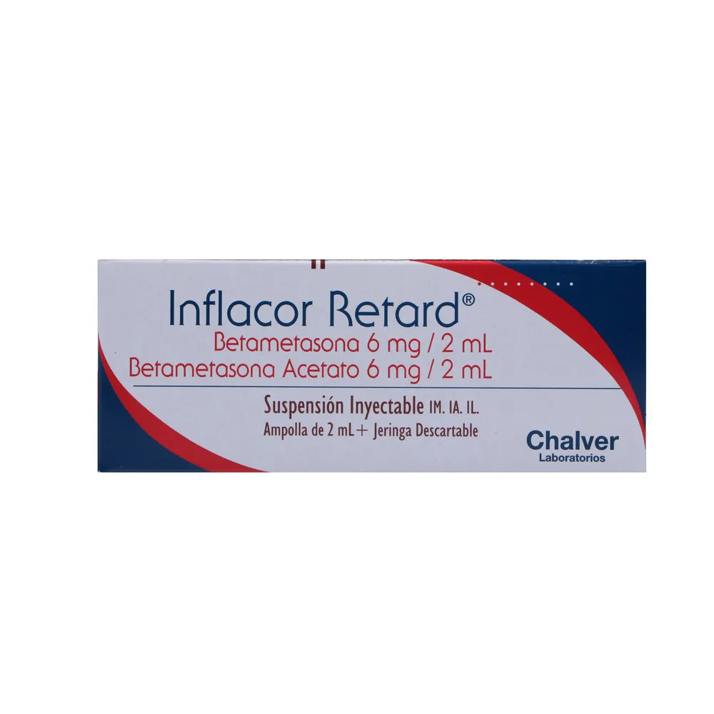 Inflacor Retard Inyectable 6mg/6mg