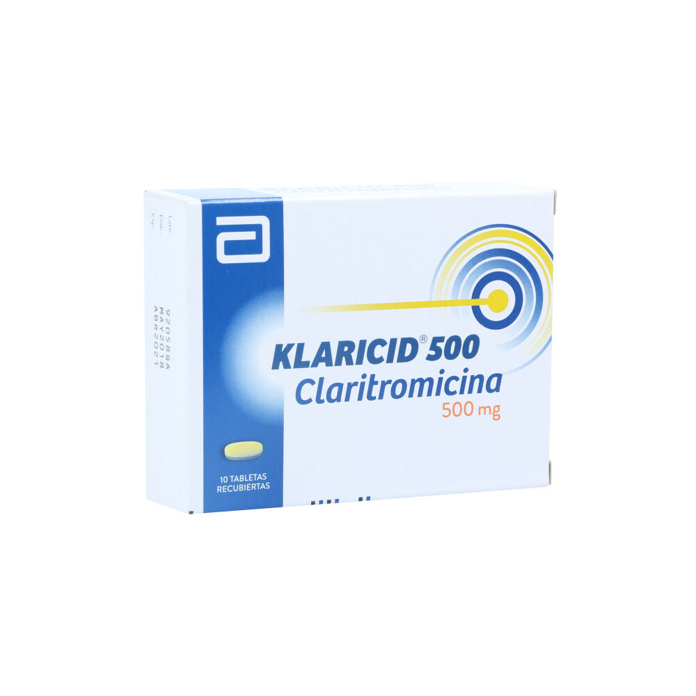 Klaricid 500 mg x 10 tabletas