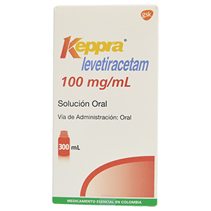 Keppra solución oral 100 mg/ml x 300 ml