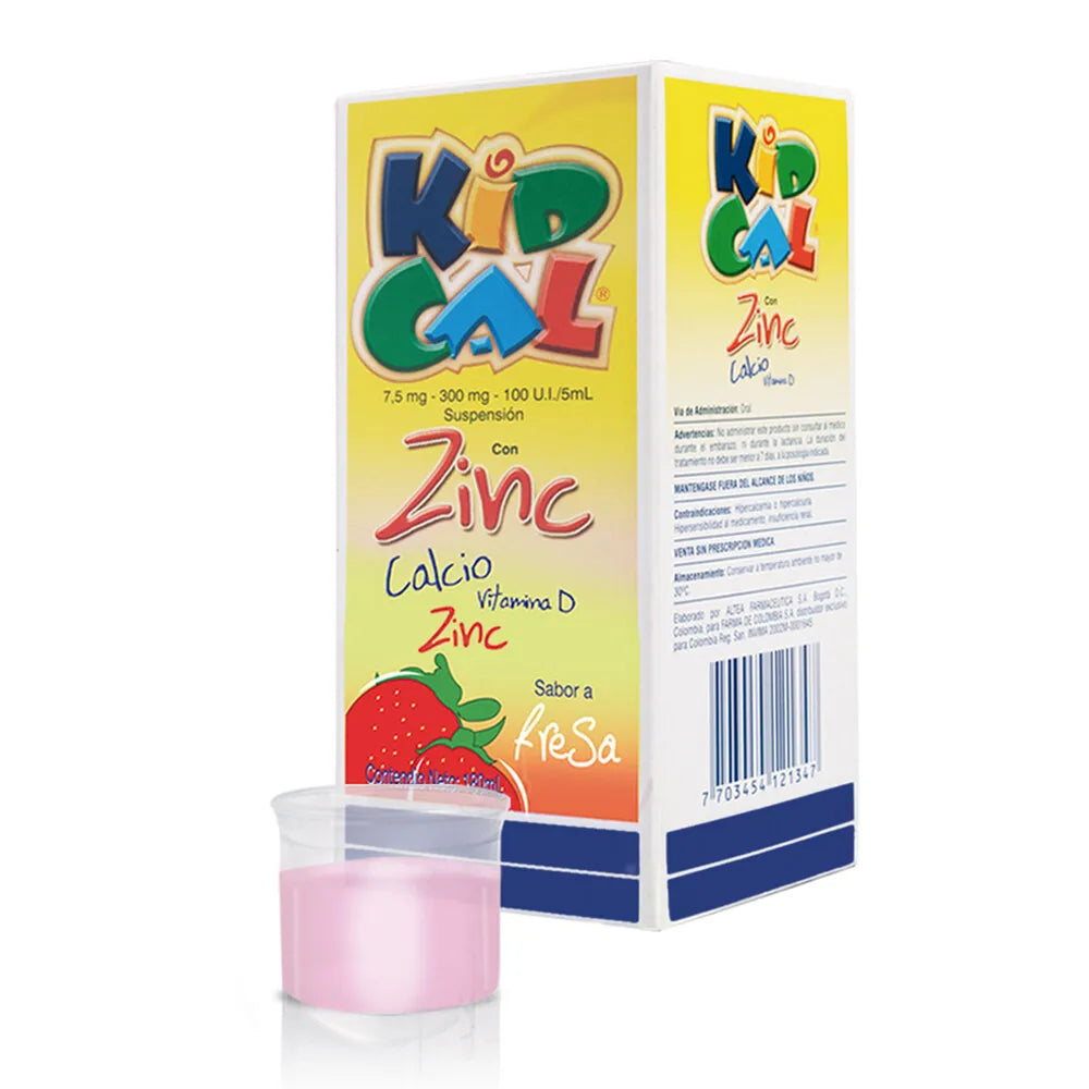 Kidcal Fresa Suspensión Oral x 180mL