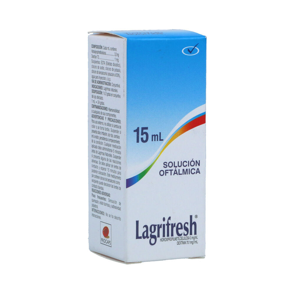 Lagrifresh solución oftálmica x 15 ml