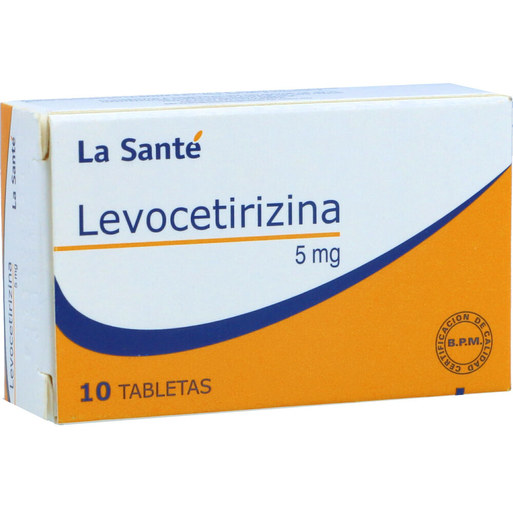Levocetiricina 5 mg x 10 tabletas (La Sante)