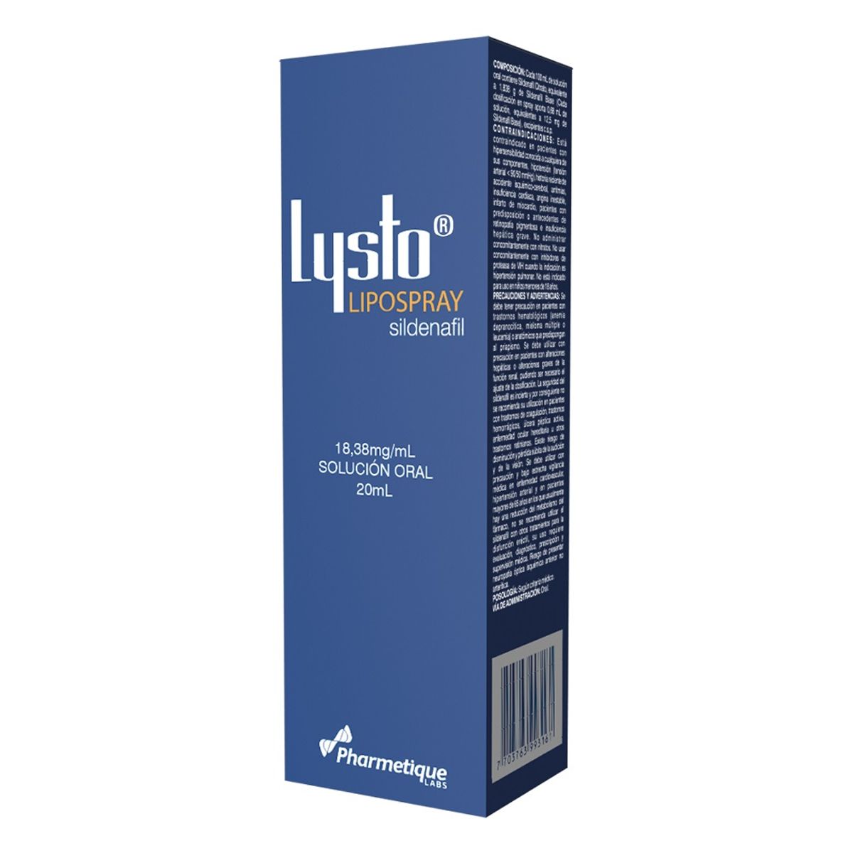 Lysto 18.38 mg spray x 20 ml