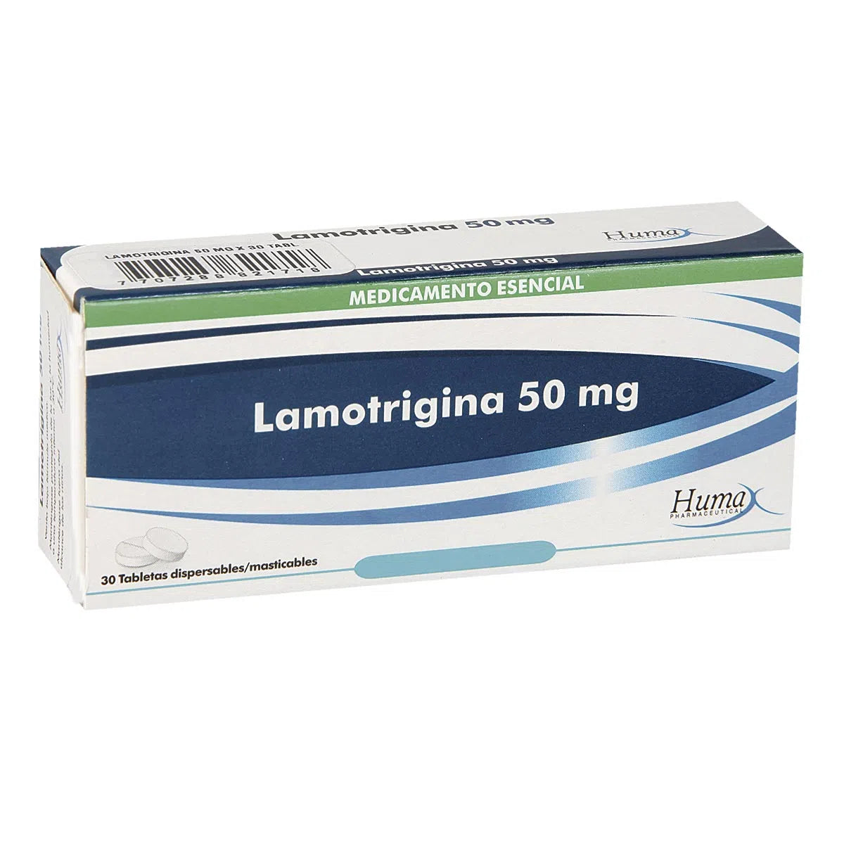 Lamotrigina 50 mg (Humax)