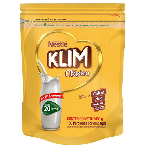 Leche Klim Instant Fortificada x 2400g
