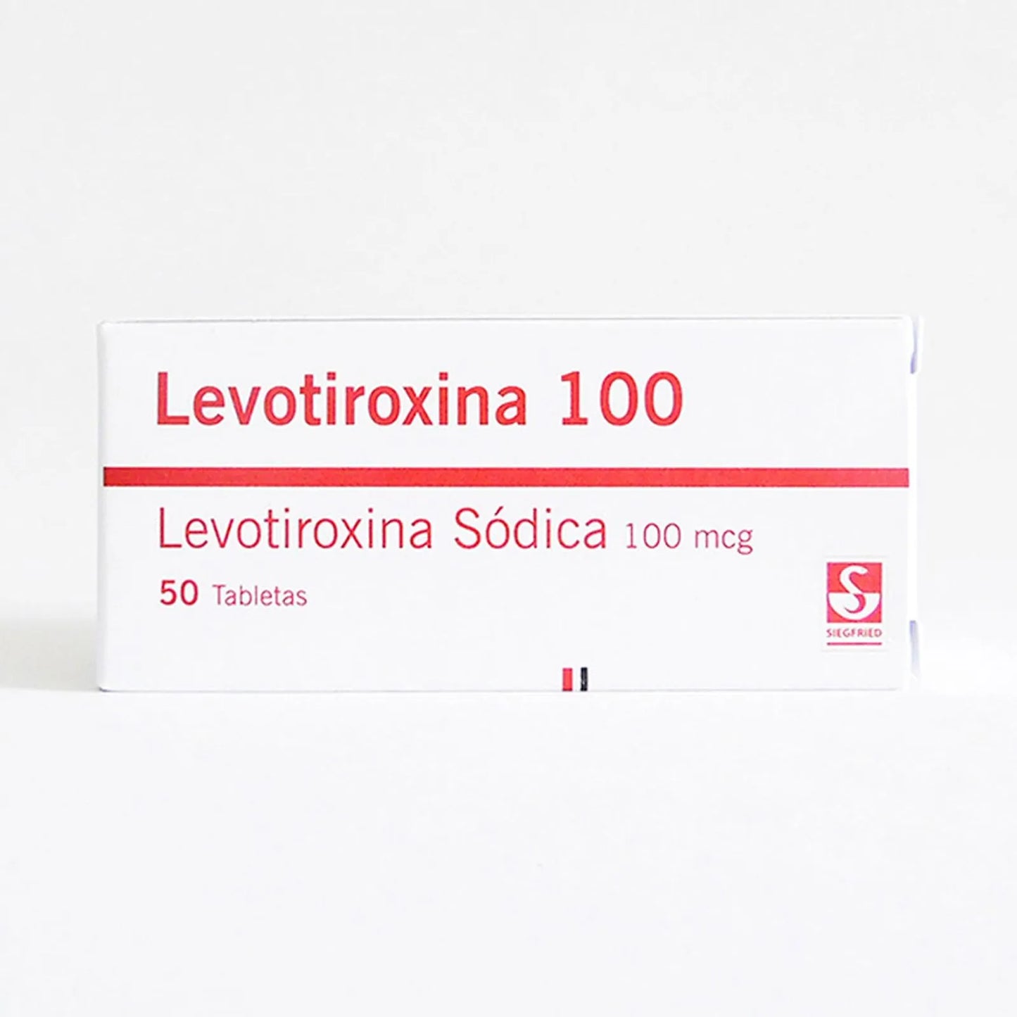Levotiroxina 100 mcg x 50 tabletas (Siegfrired)