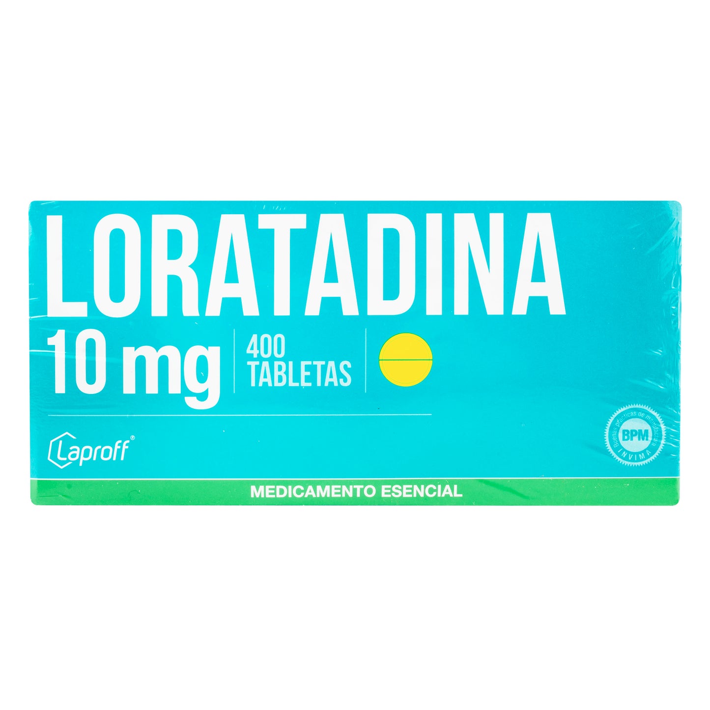 Loratadina 10 mg x 400 tabletas (Laproff)