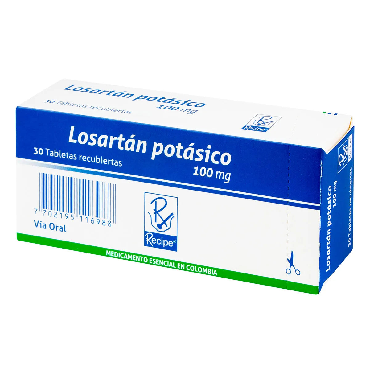 Losartan 100 mg (Recipe)