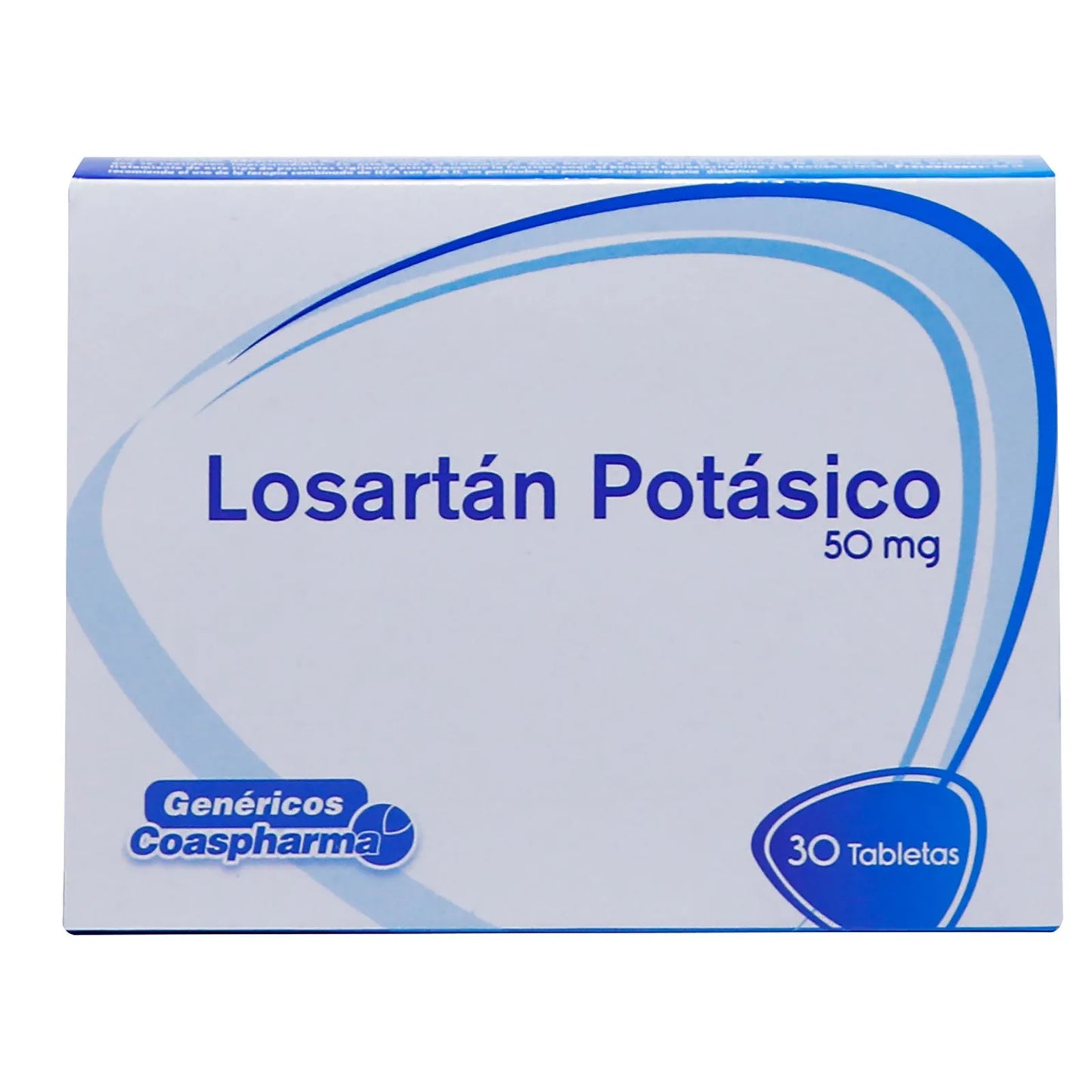 Losartan 50 mg x 30 tabletas (Coaspharma)
