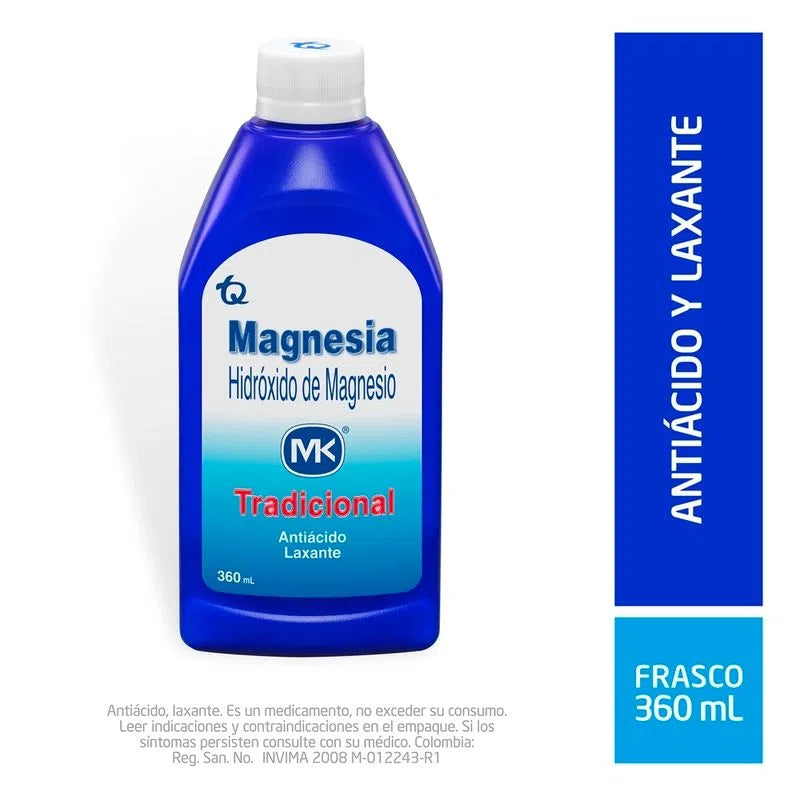 Leche de Magnesia (Hidróxido de Magnesio) x 360 ml (MK)