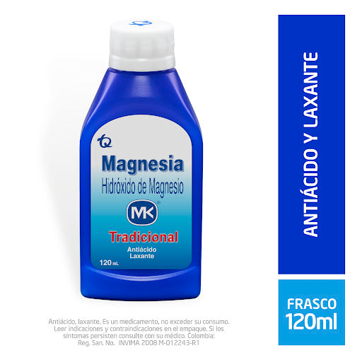Leche de Magnesia (Hidróxido de Magnesio) x 120 ml (MK)