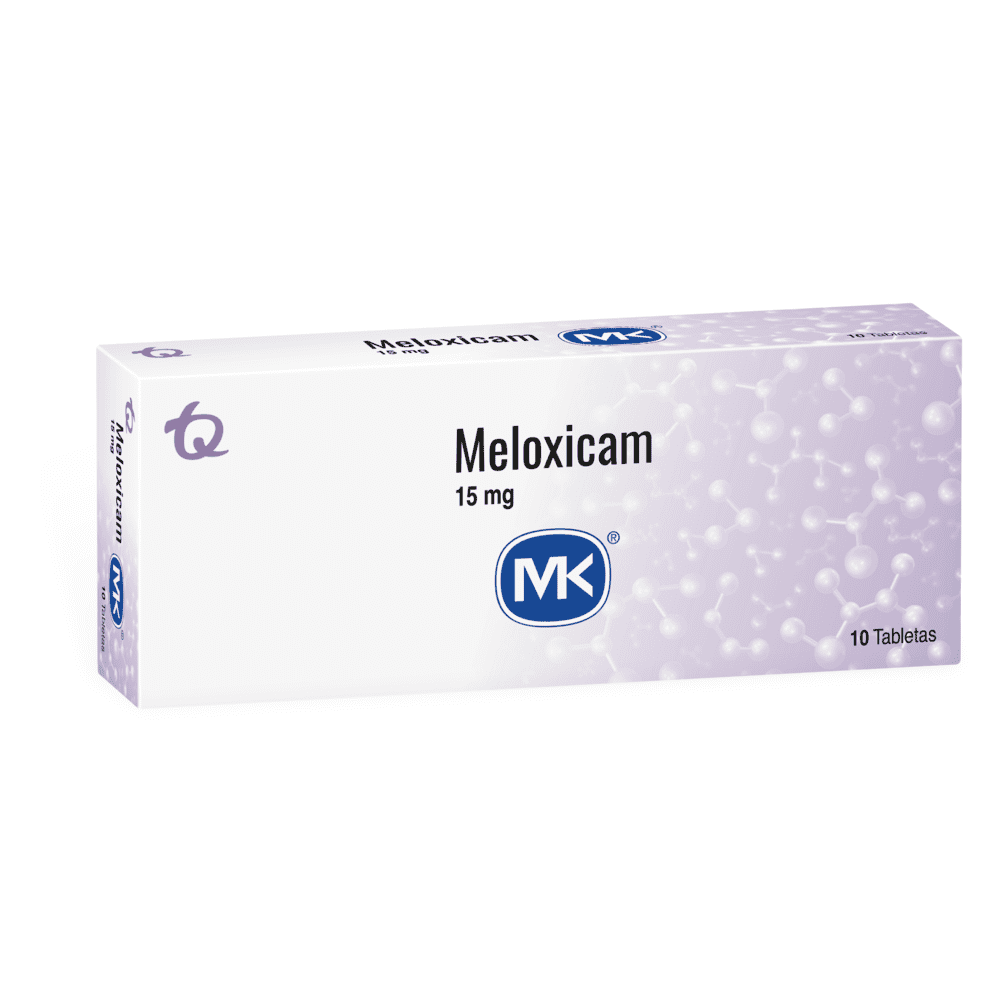 Meloxicam 15 mg x 10 tabletas (MK)