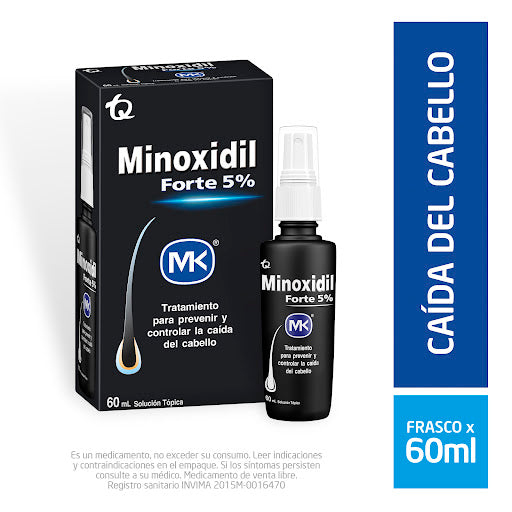 Minoxidil 5% Forte loción x 60 ml (MK)