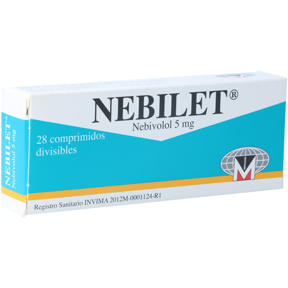 Nebilet 5 mg x 28 cápsulas