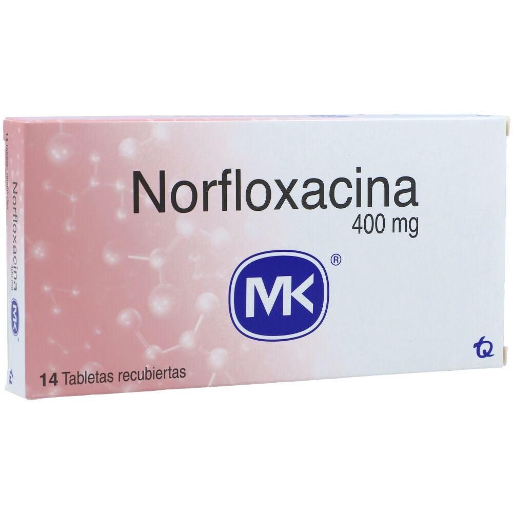 Norfloxacina 400 mg x 14 tabletas (MK)