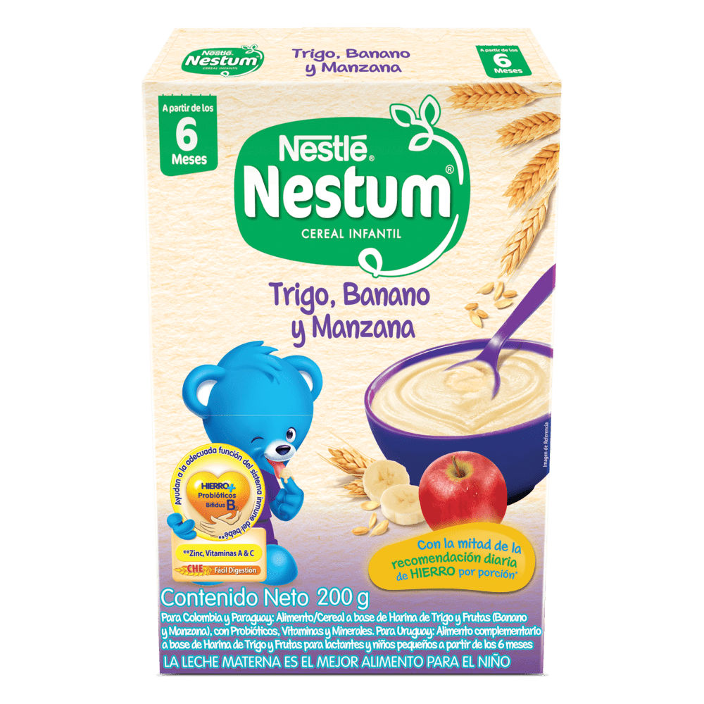 Nestum Trigo Y Frutas Cereal Infantil x 200gr