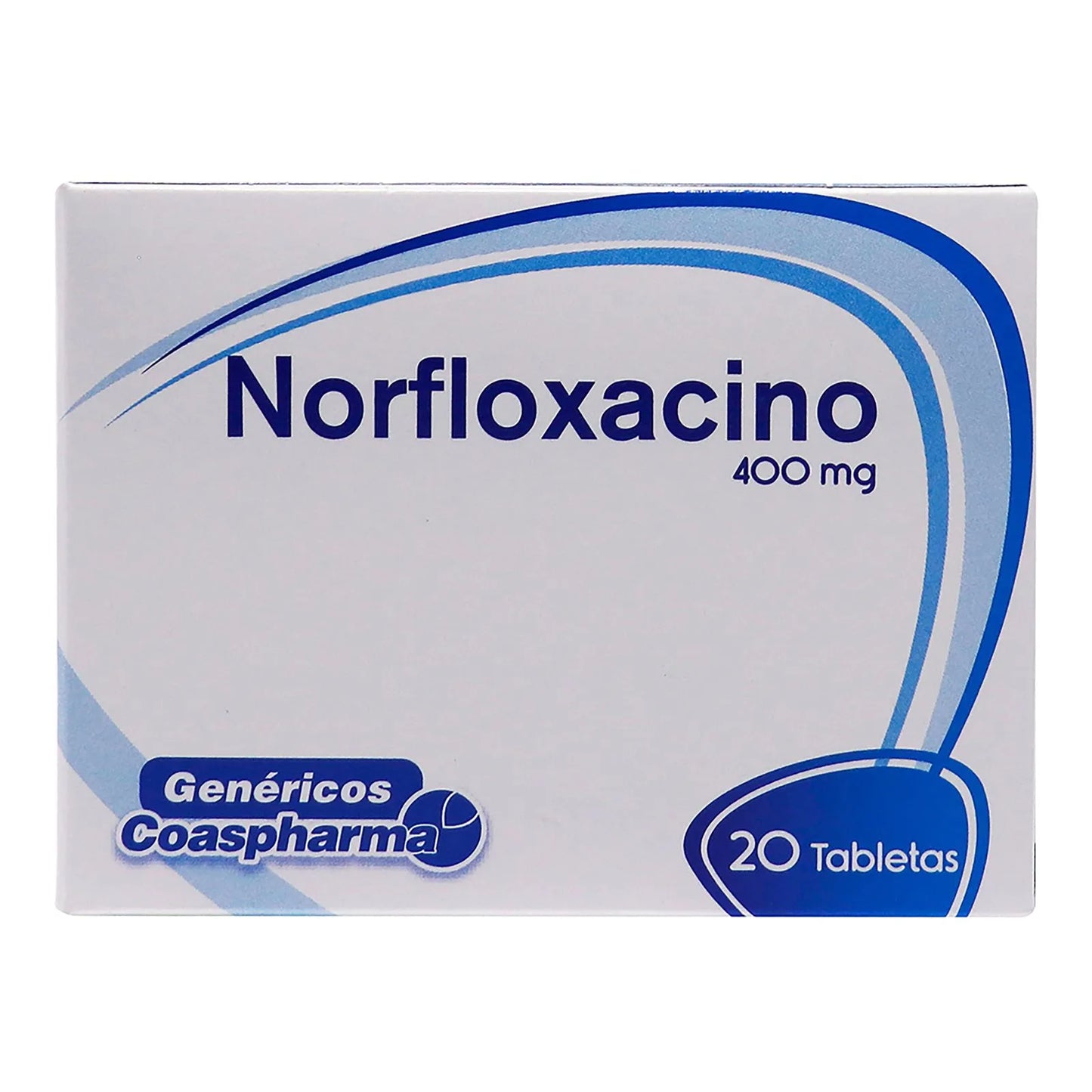Norfloxacino 400 mg x 20 tabletas (Coaspharma)