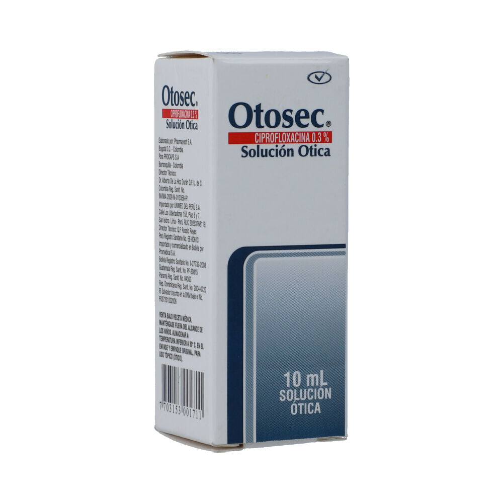 Otosec 0.3% solución ótica x 10 ml