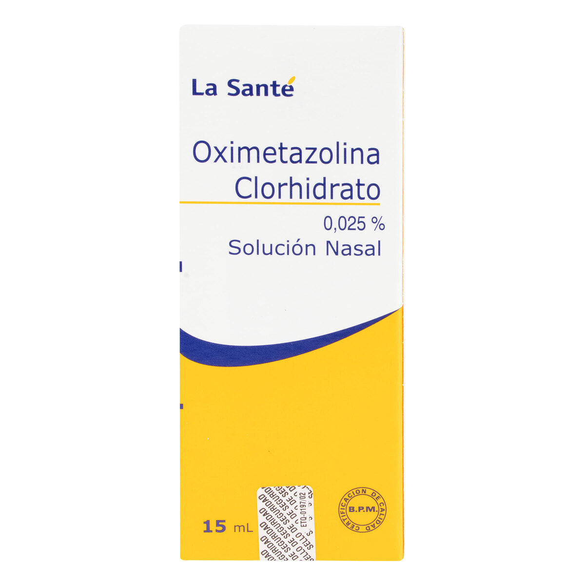 Oximetazolina 0.025% gotas x 15 ml (La Sante)