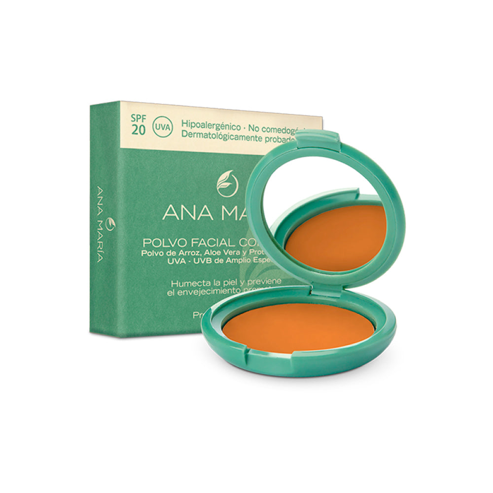 Polvo Compacto de Arroz Ana Maria Marrón