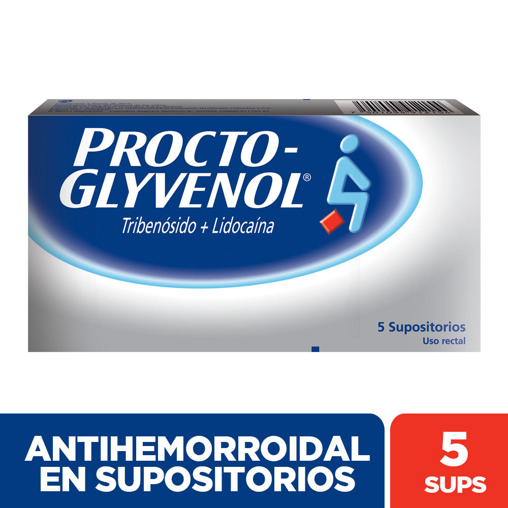 Procto-Glyvenol x 5 supositorios