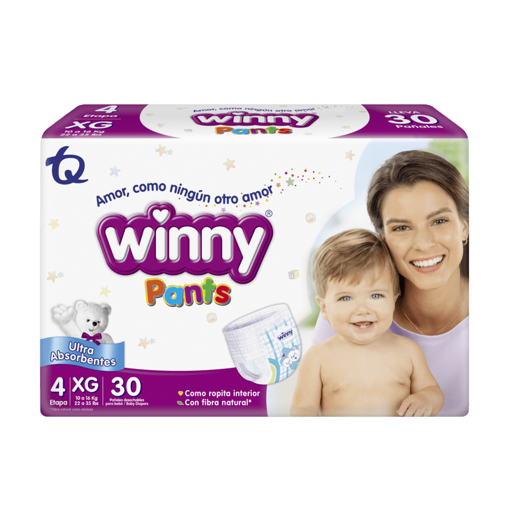 Pañal Winny Pants etapa 4 x 30 unidades