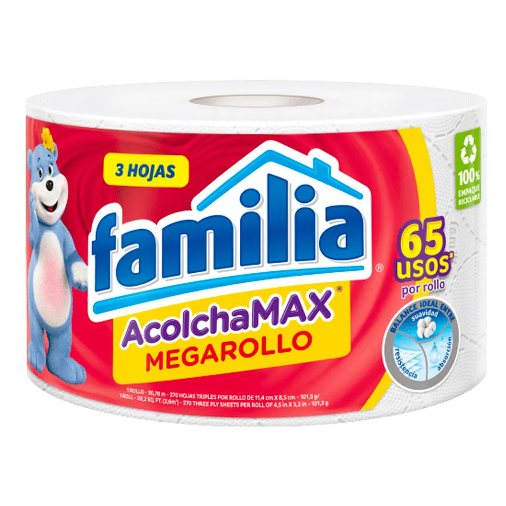 Papel Higiénico Familia Acolchamax Megarollo